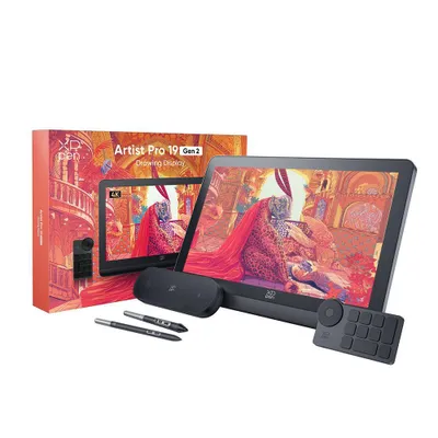 Produktbild von XPPen 4K Artist Pro 19（GEN2） Grafikdisplay, Pen Display mit 16K X3 Pro Stift