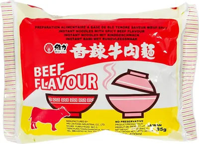 Produktbild von Wei Lih Instantnudeln Rindgeschmack 85g