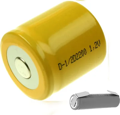 Produktbild von Mexcel Akku 1/2 D 1,2V / 2200mAh NS1/2D2200 NiCd Lötfahne U