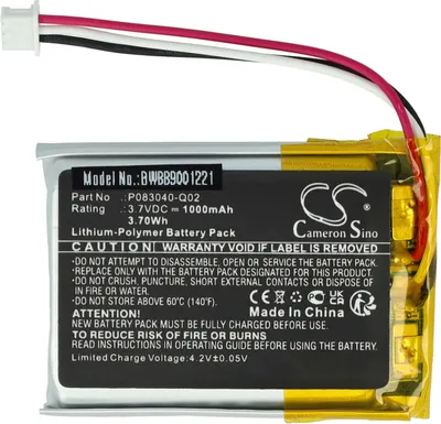 Produktbild von vhbw Akku kompatibel mit AKG Y50BT Wireless Headset Kopfhörer (1000 mAh, 3,7 V, Li-Polymer)