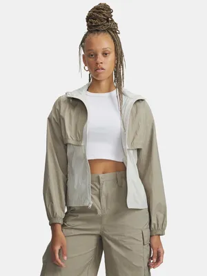 Produktbild von Under Armour UA Unstoppable Utility 3-in-1 Jacke für Damen – Braun LG