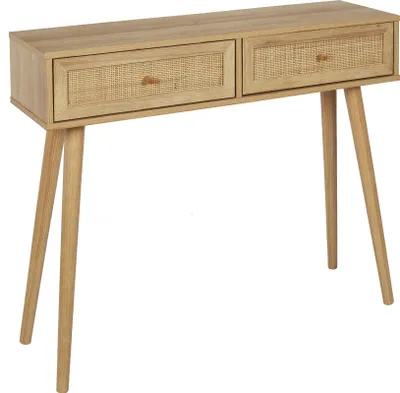 Produktbild von Bali Konsole 2 Schubladen Beige Home Deco Factory