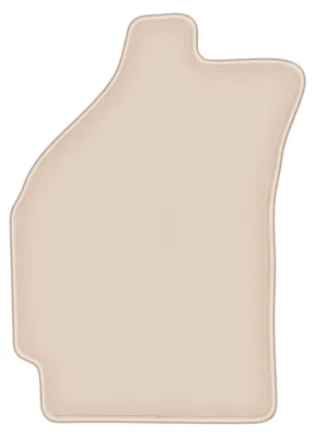 Produktbild von DURBAN Beige Velours-Fahrerfußmatte für Daewoo Matiz Schrägheck (1997-2007)