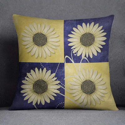 Dekokissenbezug 45x45 cm, pflegeleicht, mit Reißverschluss