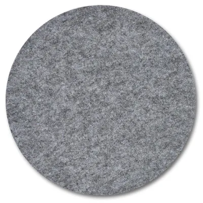 Platzset rund, Filz, grau meliert, Ø 38 cm