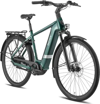 Produktbild von E-Bike CT 1.1 Diamantrahmen, Mittelmotor, 720 Wh Akku, stufenlose Schaltung, Scheibenbremse, metallic malachit