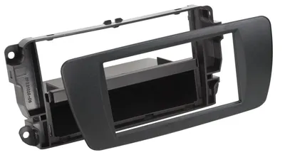 2-DIN Radioblende Seat Ibiza 2008-2017, Mattschwarz