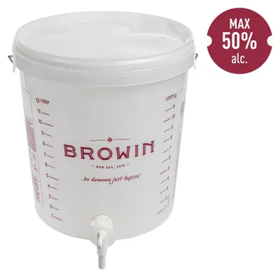 Produktbild von Browin Gärbehälter Von 15 L Mit Aufdruck, Hahn Und Deckel