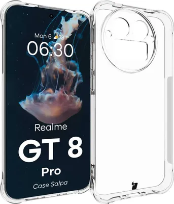 Produktbild von Flexible Handyhülle für Realme GT 8 Pro, Bizon Case Salpa, Transparent