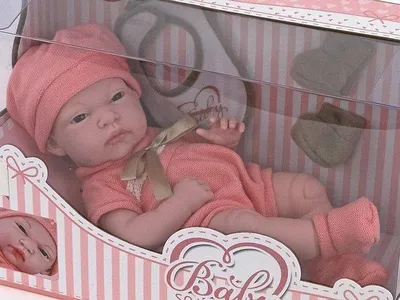 Produktbild von Adar Baby-Puppe 30cm mit Zubehör realistisch