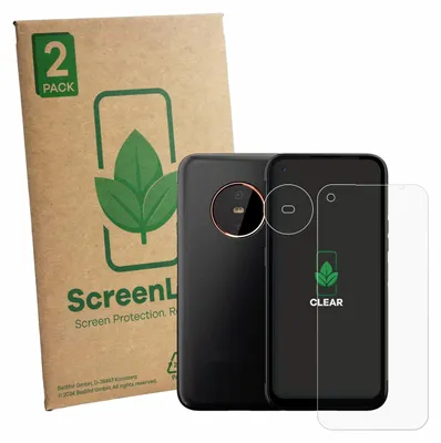 Produktbild von 2x ScreenLeaf Schutzfolie für Gigaset GX6 Pro (Display+Kamera) Displayschutz Display Schutz Folie Klar Transparent
