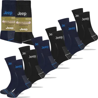 Zdjęcie produktu dla Jeep Wytrzymałe Skarpety Męskie Bawełna Zestaw 6 Par Roz. 39-42