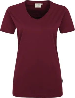 Produktbild von Women-V-T-Shirt Performance - Weinrot - Größe 2Xl