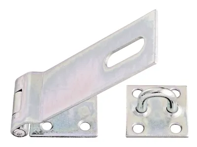 Zdjęcie produktu dla Alberts 348281 Klamra zabezpieczająca, ocynkowana, pasywowana grubowarstwowo, długość klamry 153 mm, szerokość 50 mm, zestaw 4 szt