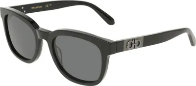 Produktbild von Ferragamo SF2107S Black 54/21/145 Herren Sonnenbrillen