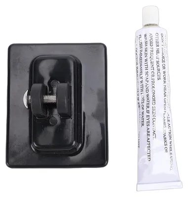 Produktbild von Schlauchboot-Überdachungs-Montagebasis, PVC-Nylon-Sonnenschutzdeck für T- und U-förmiges Kopf, Schwarz