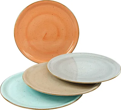 Obrázok produktu pre CreaTable, 17728, Vintage Nature Bunt, pizza tanier 4-dielny, porcelán