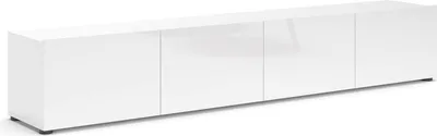 Produktbild von Dmora TV-Schrank Randfontein 225x38x39h cm Weiß, ein Regal