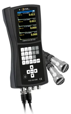 Produktbild von PCE Instruments 4-Kanal Vibrationsmessgerät PCE-VM 400B