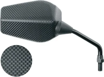 Obrázek produktu pro VICMA Rückspiegel rechts Typ F1 eckig Carbon Look M10/1.25, Rechtsgewinde (1Stck.)