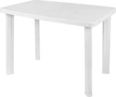Produktbild von Plastový zahradní stůl FARETTO - cca 100 x 70 x 72,5 cm - barva: bílá