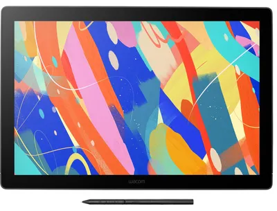 Produktbild von Wacom DTK168K0B, Kabelgebunden, 345 x 215 mm, USB, 40,6 cm (16"), 16:9, 2560 x 1440 Pixel