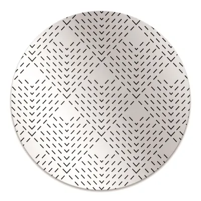 Produktbild von Rundmatte - Stuhlunterlage Bürostuhlunterlage - Rund Ø 100 cm - Bodenmatte - Fußmatte - Geometrisches Muster