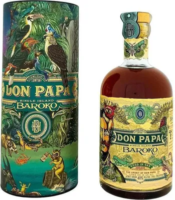 Produktbild von Don Papa Baroko + Jungle Box 700ml 40% Vol.
