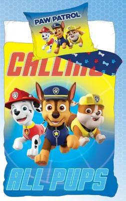 Produktbild von Paw Patrol Bettbezug Calling All Pups 140 x 200 cm - 70 x 90 cm