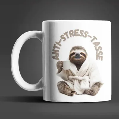 Produktbild von Faultier Anti Stress Keramik Kaffeetasse Teetasse Tasse Geschenke