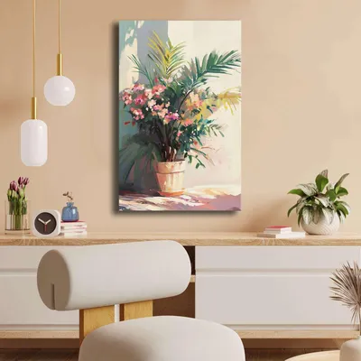 Produktbild von Wallity, 4570BSRC-010, Dekoratives Leinwandgemälde, Mehrfarbig, Leinwand, 45 x 70 cm