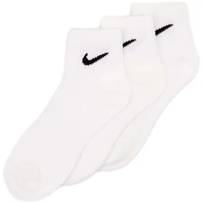 Produktbild von Nike Everyday Socks Unisex 3 er Pack - SX7677 100 in weiß, Farbe:Weiß, Textil:34-38