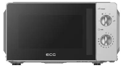 Produktbild von ECG MTM 2076 IS, Arbeitsplatte, Solo-Mikrowelle, 20 l, 700 W, Drehregler, Silber