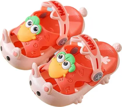 Obrázok produktu pre Detské dreváky kúpacie topánky papuče Happy Carrots pink veľkosť 28/29
