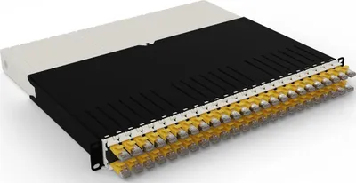 Image de PATCHBOX .one 8RU Cat 6A STP 0.8 m Gelb