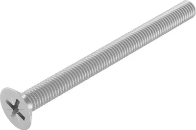 Produktbild von SECCARO Senkschraube M6 x 70 mm, Edelstahl V2A VA A2, DIN 965, Kreuzschlitz / PZ, Vollgewinde, 20 Stück