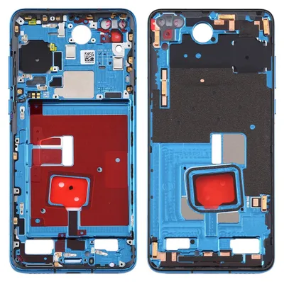 Obrázek produktu pro Středový rámeček pro Huawei P40, modrý, rámeček, příslušenství, náhradní díl,