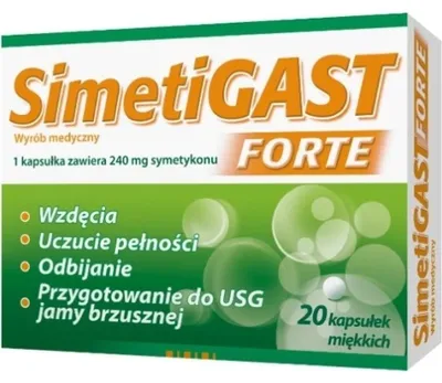 Zdjęcie produktu dla Simetigast Forte 240mg, 20 kapsułek