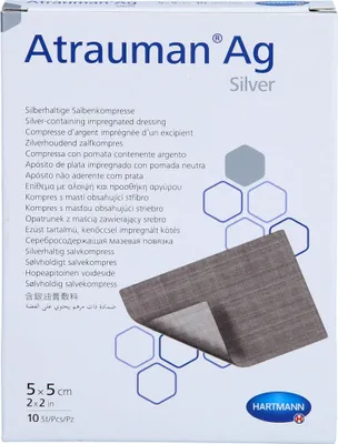 Produktbild von ATRAUMAN Ag 5x5 cm steril Kompressen
