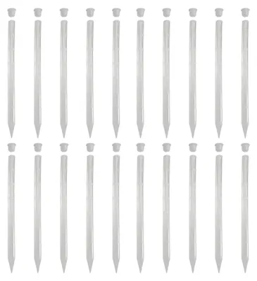 Produktbild von Belüftungsstäbe für Pflanzen, 20 Stück - Bodendurchlüftungsstäbe für Gartenarbeit, 25 cm - Bewässerungshilfen für Tomaten, Garten, Rasen, Innen- und Außenbereich, Gemüse