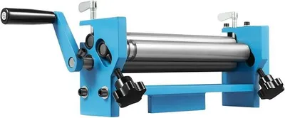 Produktbild von Manuelle Biegemaschine, Rundbiegemaschine Drei Walzen Rundbiegemaschine für Werkstücke bis 300 mm, Biegemaschine Rundbiegegerät Biegen Abkantbank Blechbiegemaschinen