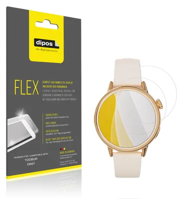 Image de 2x Film de protection d'écran pour TOOBUR DR07, recouvre 100% de l'écran, dipos Flex