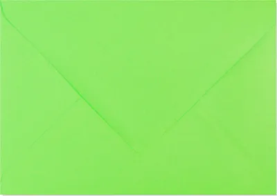 Produktbild von Grüne fluo neon Briefumschläge 90g/m2 C6 10 Stück Nr. 62