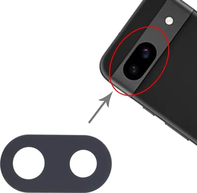 Produktbild von Für Google Pixel 8a Kamera-Linsenabdeckung Rückseite Reparatur Ersatzteil