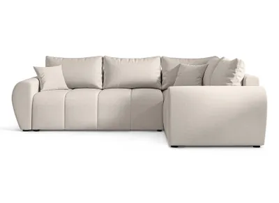 Produktbild von AX LIVING Malatya L Ecksofa mit Schlaffunktion Sofa L Beige 235 cm R