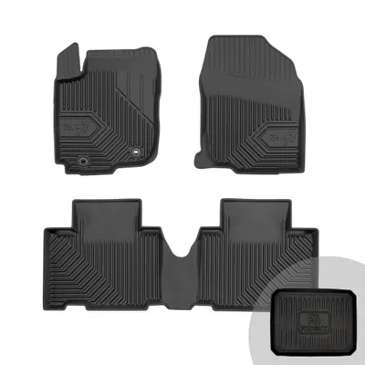 Produktbild von FROGUM No.77 Gummimatten Ganzjahresset von Auto Fußmatten Autofussmatten für Toyota RAV4 IV 2013-2019