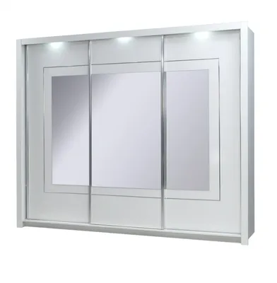 Produktbild von Schiebetürenschrank PAVORA – 3 Türen, 208 oder 258 cm breit – 208 cm breit