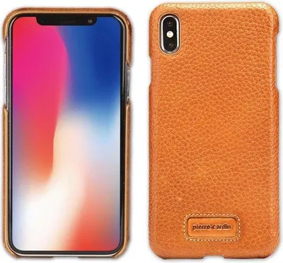 Produktbild von Pierre Cardin Back Cover für iPhone Xs Max Braun
