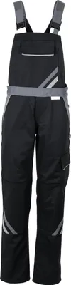 Produktbild von Planam Latzhose Highline Damen, Gr. 52 schwarz/schiefer/zink