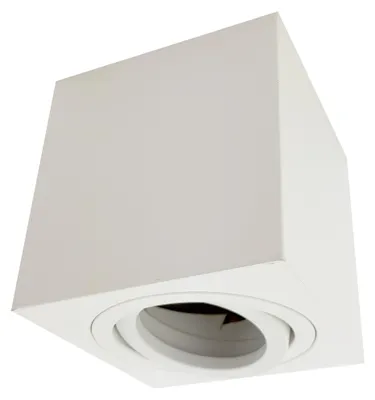 Produktbild von LED-ONE Spotleuchte Quadratisch Aluminium Weiß GU10